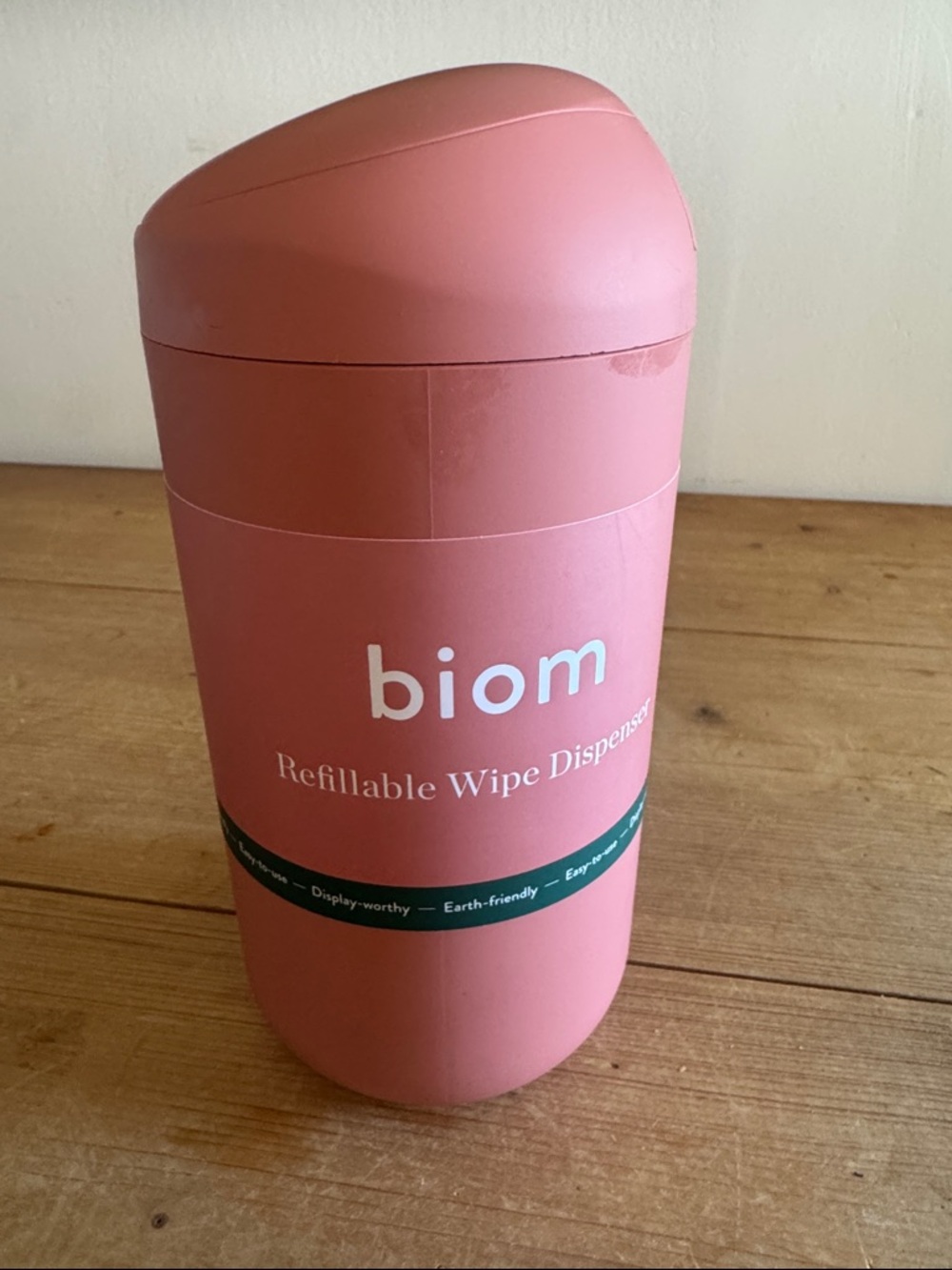 Refillable Wipe Dispenser — Pink